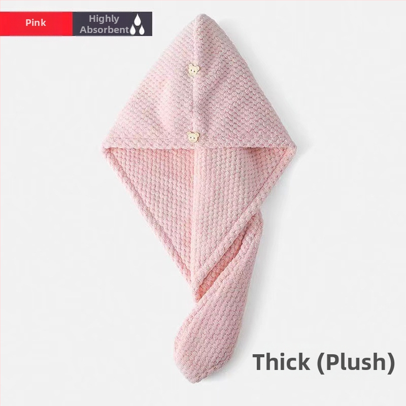 Шапка за сушене на коса от коралов флис, 150D нишка, тегло 80–99 г, пришиване и проста тъкане