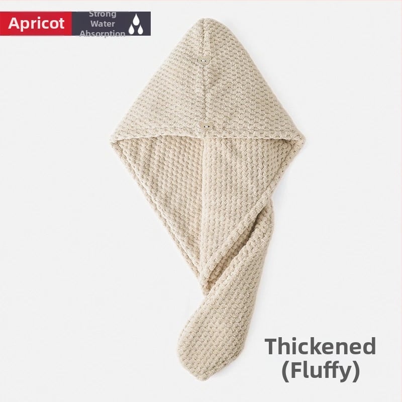 Шапка за сушене на коса от коралов флис, 150D нишка, тегло 80–99 г, пришиване и проста тъкане