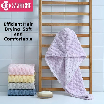 Κάλυμμα στεγνώματος μαλλιών, φλις κοράλλι, νήμα 100D, απλό ύφασμα, μοτίβο χελώνας, 50-79 γρ, unisex