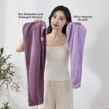 Шапка за сушене на коса – абсорбираща, мека, без опадане на влакна; найлон 150d, шест-нишково тъкане, под 30 г