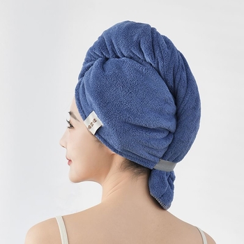 Шапка за сушене на коса – абсорбираща, мека, без опадане на влакна; найлон 150d, шест-нишково тъкане, под 30 г