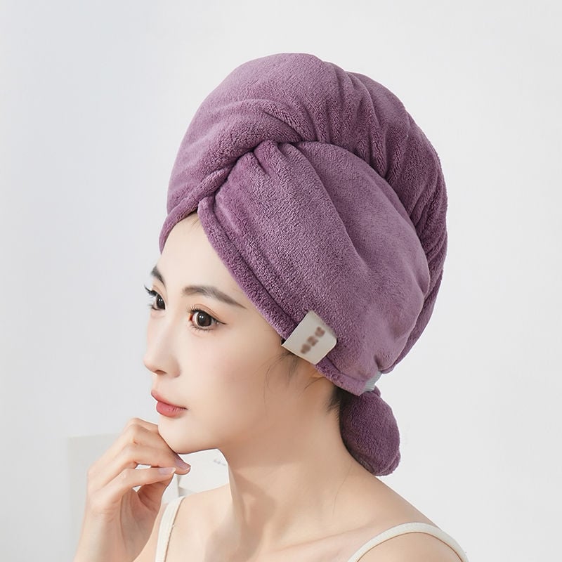 Шапка за сушене на коса – абсорбираща, мека, без опадане на влакна; найлон 150d, шест-нишково тъкане, под 30 г