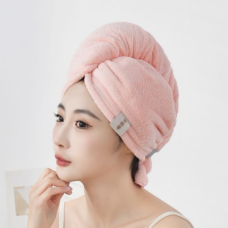 Шапка за сушене на коса – абсорбираща, мека, без опадане на влакна; найлон 150d, шест-нишково тъкане, под 30 г