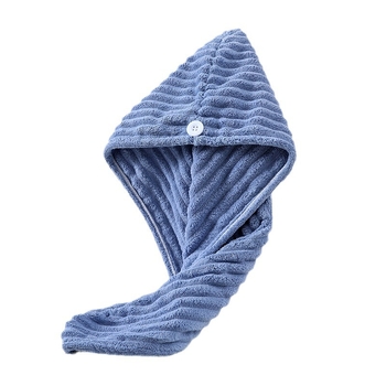 Γυναικείο καπάκι στεγνώματος μαλλιών, απορροφητικό coral fleece, 80–99 g, 150D, ραφή με περιθώριο, εξατομικευμένη επεξεργασία