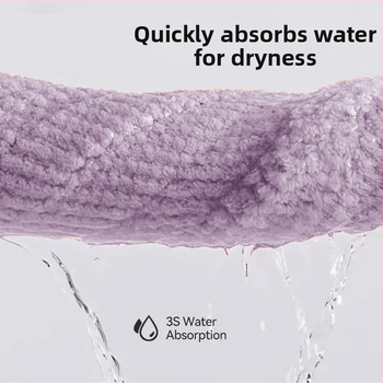 Суха шапка за коса, турбан стил, корална флис, прежда 150D, тегло 80–99 г, права оплетка