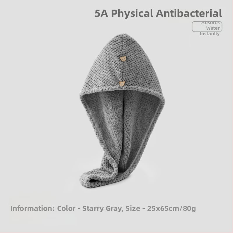 Суха шапка за коса, турбан стил, корална флис, прежда 150D, тегло 80–99 г, права оплетка