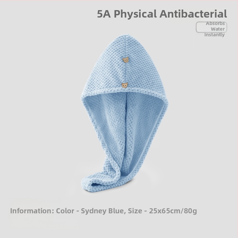 Суха шапка за коса, турбан стил, корална флис, прежда 150D, тегло 80–99 г, права оплетка