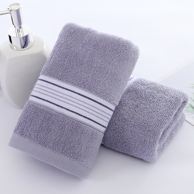 Ručnik za lice od 100% pamuka, 100-120 g, platno tkanje, 32 vlakna na jednoj strani, slab zavoj