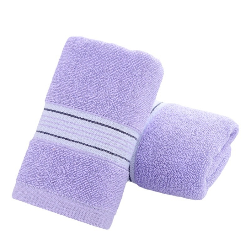 Ručnik za lice od 100% pamuka, 100-120 g, platno tkanje, 32 vlakna na jednoj strani, slab zavoj