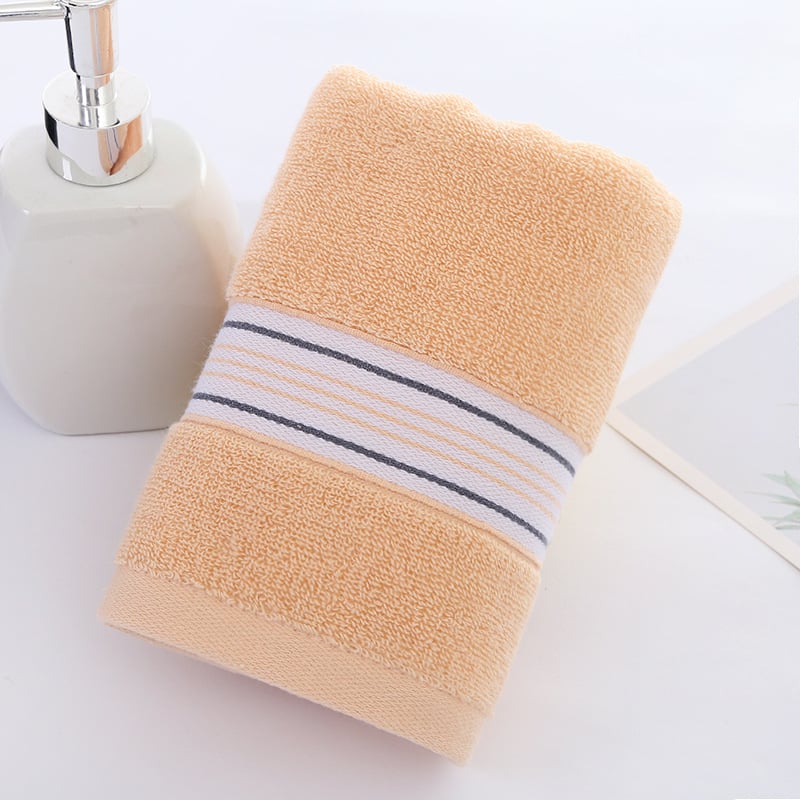 Ručnik za lice od 100% pamuka, 100-120 g, platno tkanje, 32 vlakna na jednoj strani, slab zavoj