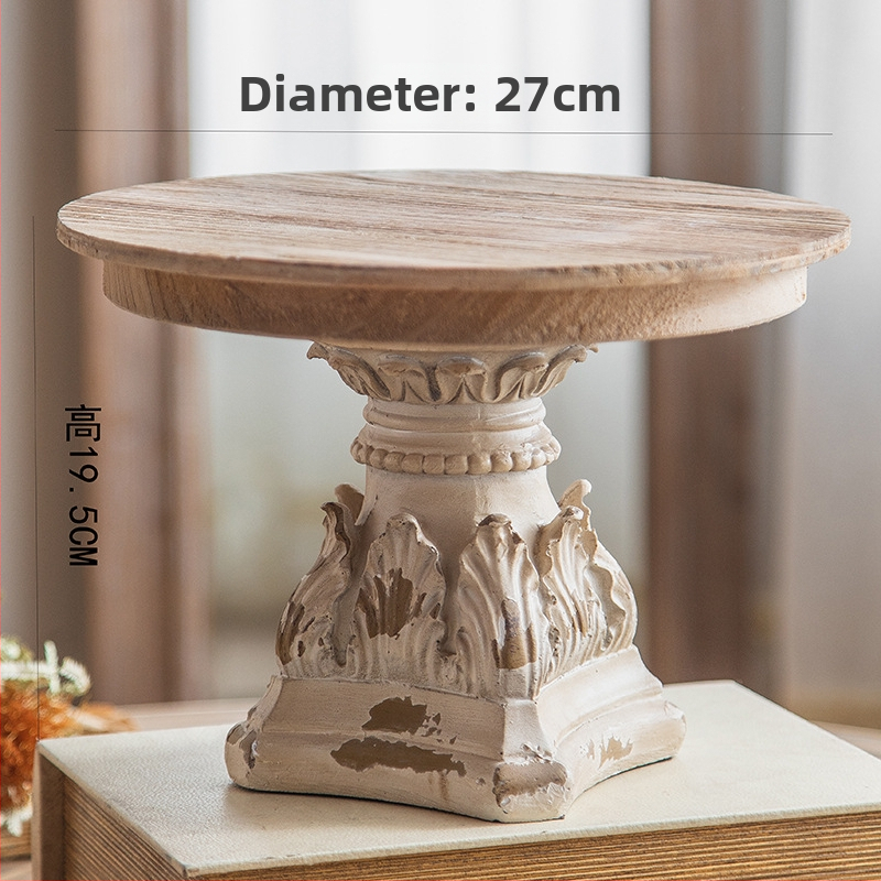 Franču retro gravēts augļu trauks, rokdarbs no cieta koka, gluda virsma, nolietots antīks apdare, kāzu fotoprogramas rekvizīts