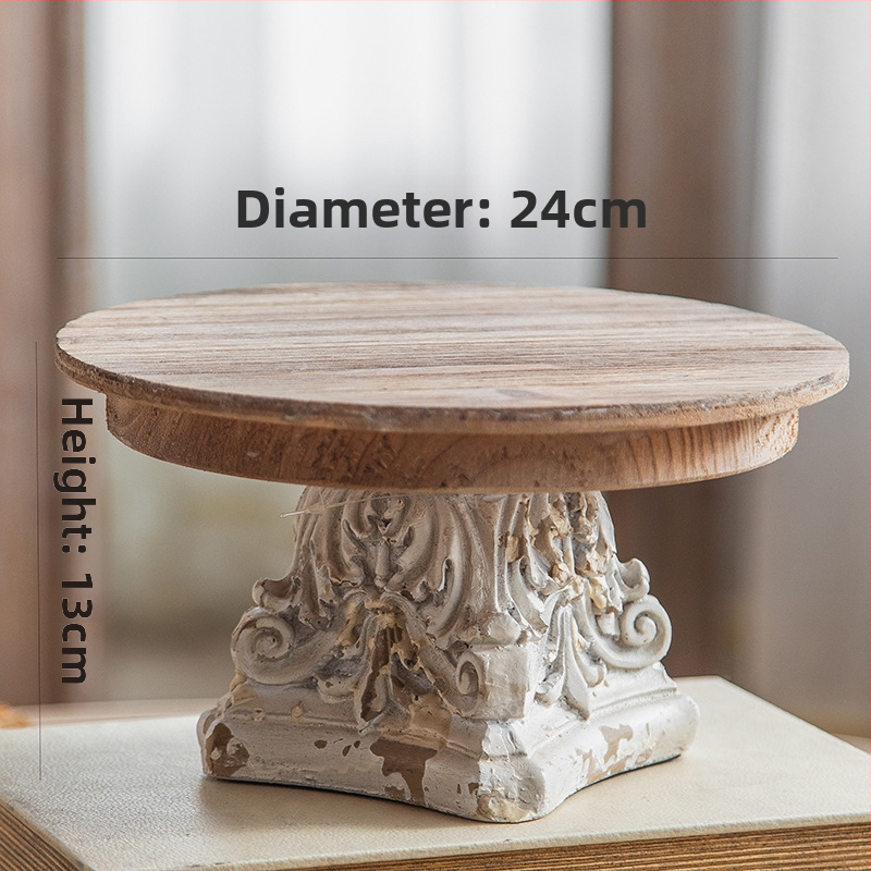 Franču retro gravēts augļu trauks, rokdarbs no cieta koka, gluda virsma, nolietots antīks apdare, kāzu fotoprogramas rekvizīts