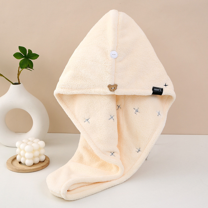 Καπέλο στεγνώματος μαλλιών - φλις κοραλλιού, νήμα 150D, ύφανση έξι νημάτων, βάρος 140–169 g