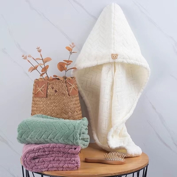 Κεφαλάκι για στέγνωμα μαλλιών σε σχήμα σιταριού, γρήγορο στέγνωμα, κοραλλί φλίς, 80-99 g