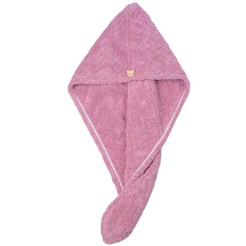 Κεφαλάκι για στέγνωμα μαλλιών σε σχήμα σιταριού, γρήγορο στέγνωμα, κοραλλί φλίς, 80-99 g