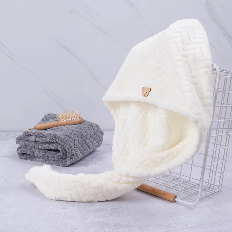 Κεφαλάκι για στέγνωμα μαλλιών σε σχήμα σιταριού, γρήγορο στέγνωμα, κοραλλί φλίς, 80-99 g