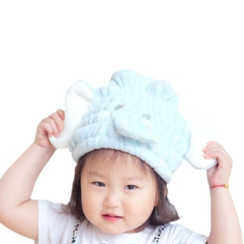 Παιδικό σκουφάκι στεγνώματος μαλλιών (κοραλλι φλις; 150D νήμα; 50–79 g; προσαρμοσμένη επεξεργασία)