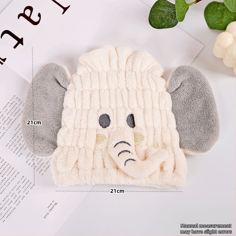 Παιδικό σκουφάκι στεγνώματος μαλλιών (κοραλλι φλις; 150D νήμα; 50–79 g; προσαρμοσμένη επεξεργασία)