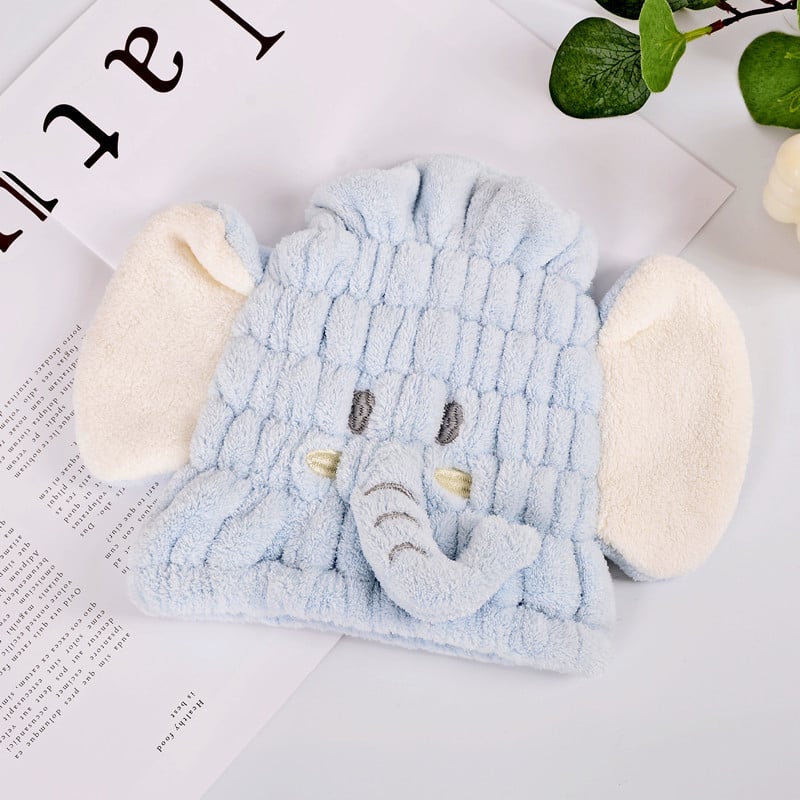 Παιδικό σκουφάκι στεγνώματος μαλλιών (κοραλλι φλις; 150D νήμα; 50–79 g; προσαρμοσμένη επεξεργασία)