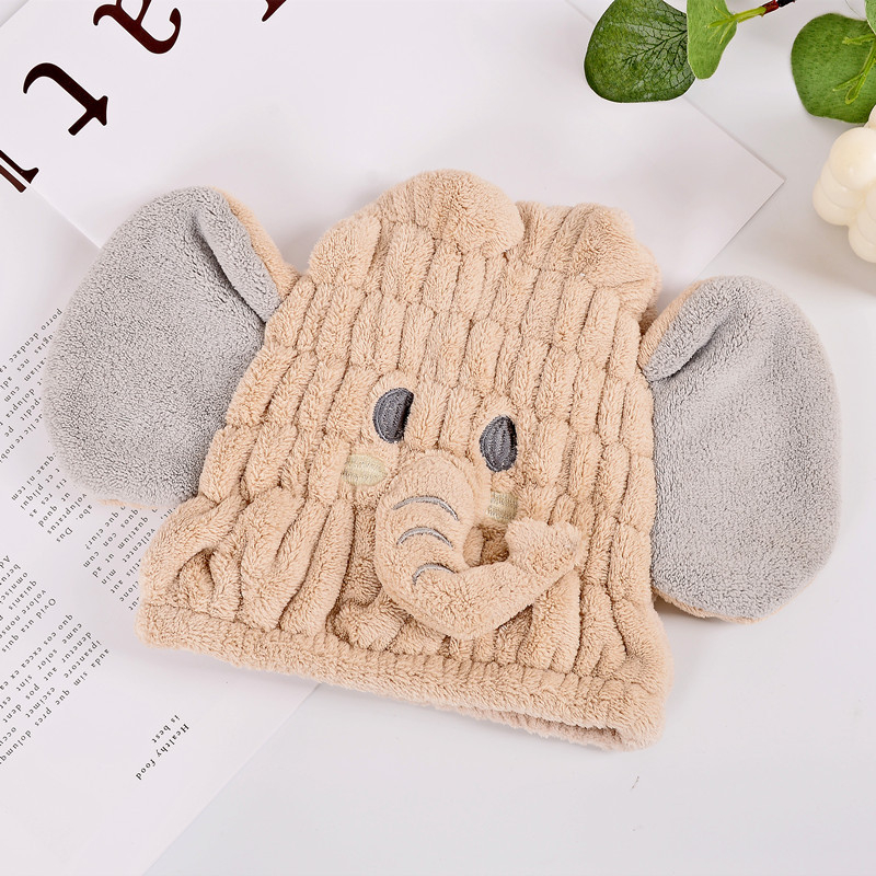 Παιδικό σκουφάκι στεγνώματος μαλλιών (κοραλλι φλις; 150D νήμα; 50–79 g; προσαρμοσμένη επεξεργασία)