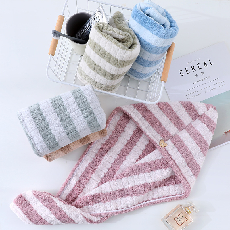 Κεφαλομάλλινο καπέλο από φλίς κοραλλιού, ριγέ warp-knit, υψηλής πυκνότητας ύφανση plain weave, 32s νήματα, 50–79 g, 85% πολυεστέρας 15% νάιλον, προσαρμοζόμενη επεξεργασία