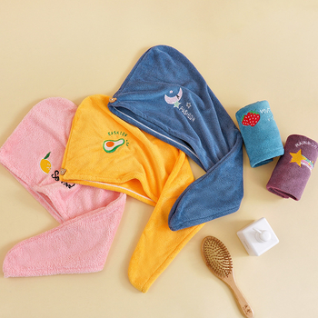 Σκουφάκι στέγνωσης μαλλιών από φλις κοραλλιού, μάρκα Three Dolls, πολυεστερικό νήμα, βάρος 50–79 g