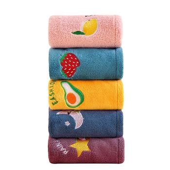 Σκουφάκι στέγνωσης μαλλιών από φλις κοραλλιού, μάρκα Three Dolls, πολυεστερικό νήμα, βάρος 50–79 g