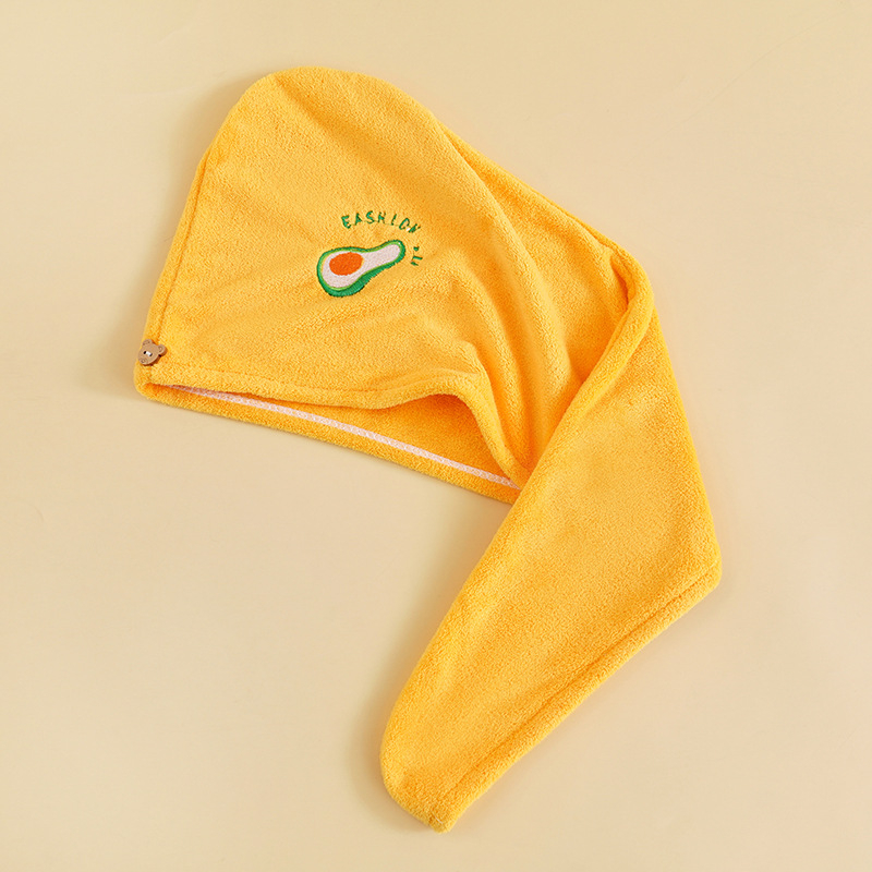 Σκουφάκι στέγνωσης μαλλιών από φλις κοραλλιού, μάρκα Three Dolls, πολυεστερικό νήμα, βάρος 50–79 g