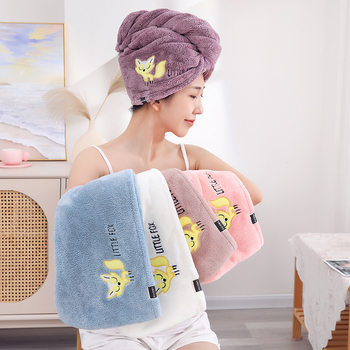 Καπέλο στεγνώματος μαλλιών από κοραλλοφλίς, κεντημένο, 150D νήμα, 140–169 g