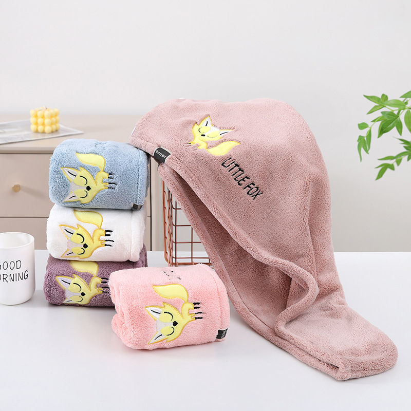 Καπέλο στεγνώματος μαλλιών από κοραλλοφλίς, κεντημένο, 150D νήμα, 140–169 g