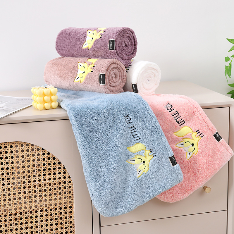 Καπέλο στεγνώματος μαλλιών από κοραλλοφλίς, κεντημένο, 150D νήμα, 140–169 g