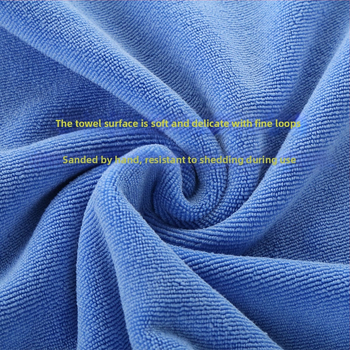 Αθλητική πετσέτα, υπερλεπτή ίνα, πλάκα ύφανση (plain weave), 420 g, απορροφητικότητα 26–30 s, εκτύπωση λογότυπου, προσαρμογή