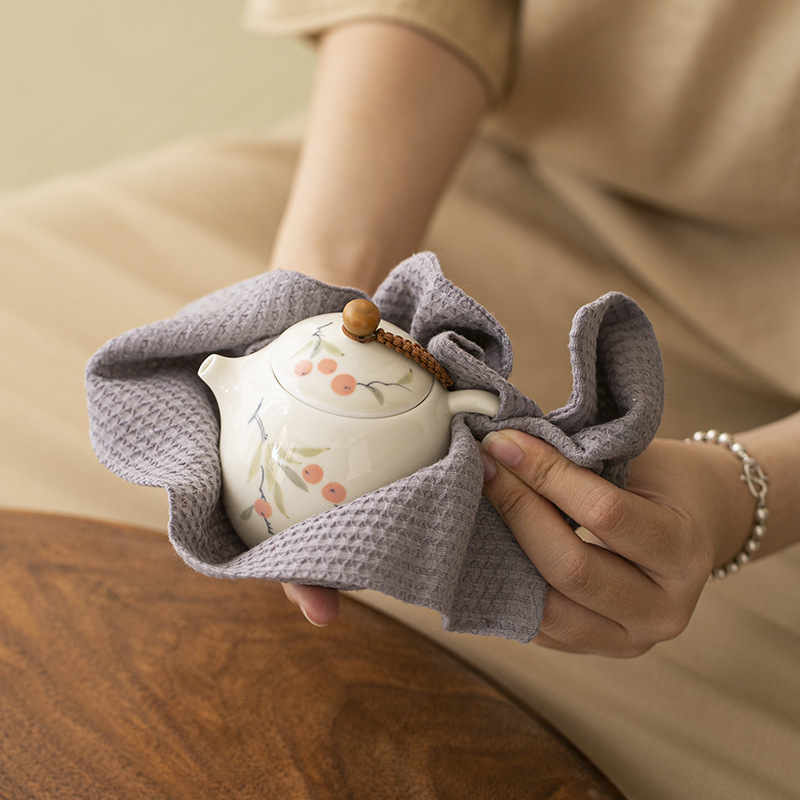 Πετσέτα τσαγιού, βαμβάκι, στυλ new chinoiserie, βάρος 50 g με συσκευασία, 2024 κυκλοφορία