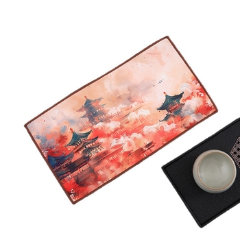 Dalei kuhinjska krpa za čaj, koralni fleece, prilagodljiv logo, 24 g, šivenje i ispis