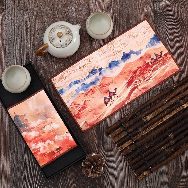 Dalei kuhinjska krpa za čaj, koralni fleece, prilagodljiv logo, 24 g, šivenje i ispis