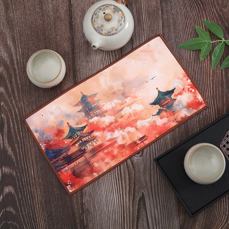 Dalei kuhinjska krpa za čaj, koralni fleece, prilagodljiv logo, 24 g, šivenje i ispis