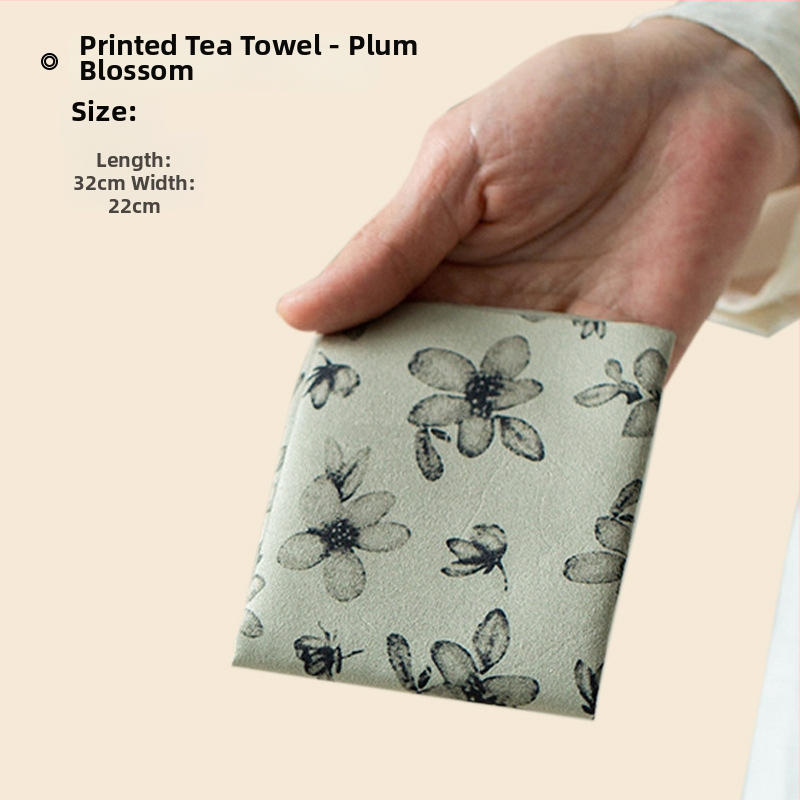 Πετσέτα τσαγιού • Βελούρι από δέρμα ελαφιού • Μάρκα: Sheng boyan • Νέου κινεζικού στυλ • Κυκλοφόρησε το 2025