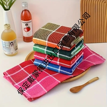 Kuhinjska krpa i podmetač za stol Caitian serije, gazasta tkanina, višeslojna pređa, 70 g, upijanje vode 0–5 s