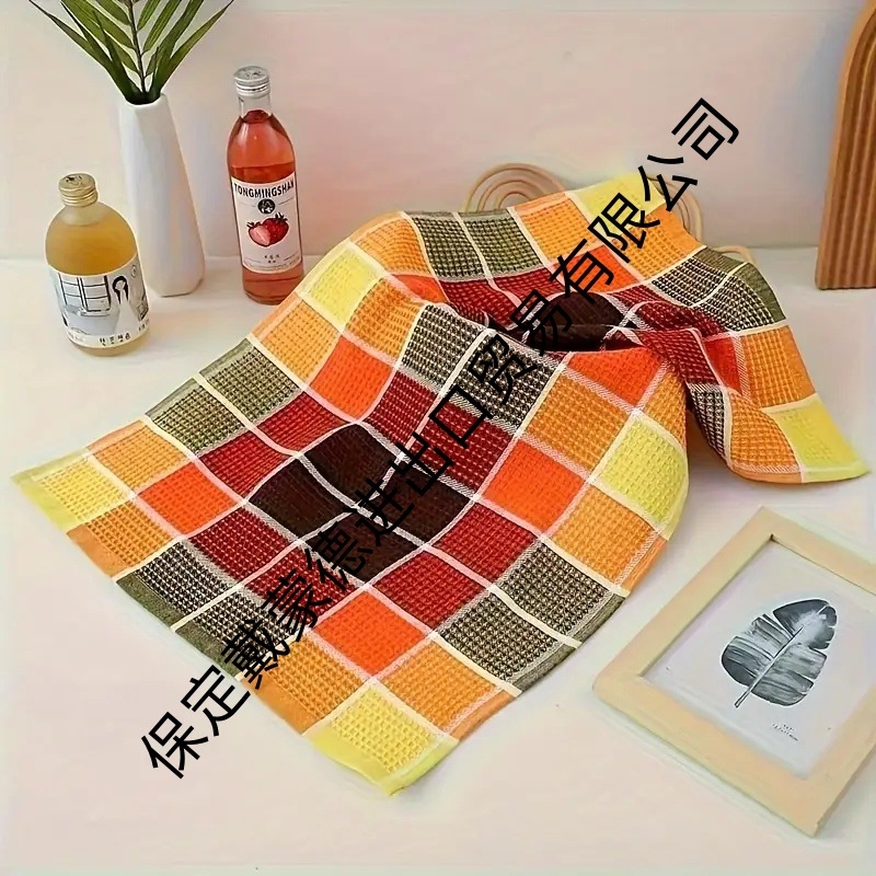 Kuhinjska krpa i podmetač za stol Caitian serije, gazasta tkanina, višeslojna pređa, 70 g, upijanje vode 0–5 s