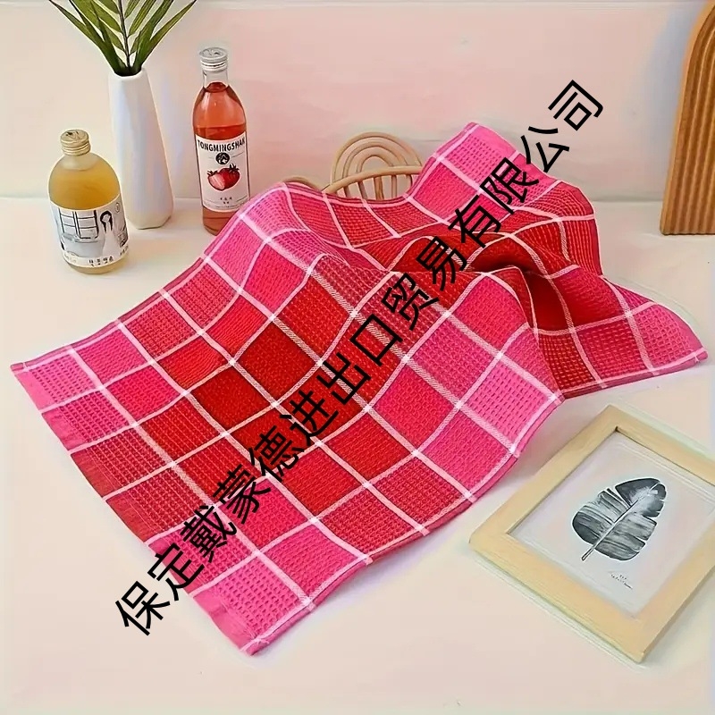 Kuhinjska krpa i podmetač za stol Caitian serije, gazasta tkanina, višeslojna pređa, 70 g, upijanje vode 0–5 s