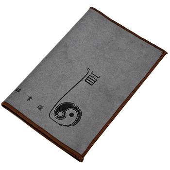 Ouke Διπλής όψεως παχιά πετσέτα τσαγιού, βαμβάκι-λινό, μαλακή και απορροφητική, νέου κινεζικού στυλ, βάρος 0,5 kg