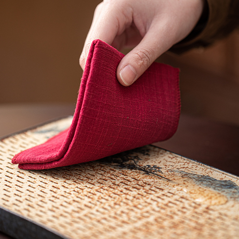 Μishantang βαμβακο-λινή πετσέτα τσαγιού — Μάρκα Mishantang; Υλικό: βαμβάκι και λινό; Στυλ: Νέο κινεζικό στυλ; Κατηγορία: πετσέτα τσαγιού; Κυκλοφόρησε: 2025