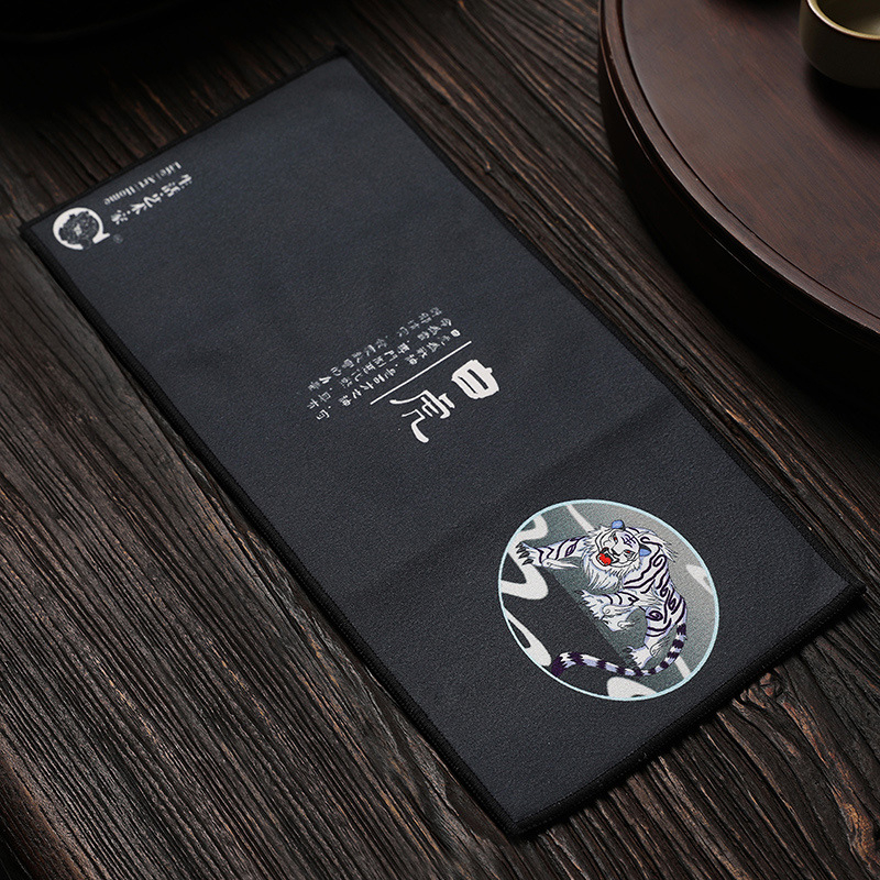 Τραπεζομάντιλο/πετσέτα για τσάι, ύφασμα από βαμβάκι και λινό, εκτύπωση λογότυπου, συσκευασία, ανώτερη ποιότητα, στυλ National Tide