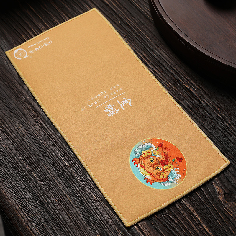 Τραπεζομάντιλο/πετσέτα για τσάι, ύφασμα από βαμβάκι και λινό, εκτύπωση λογότυπου, συσκευασία, ανώτερη ποιότητα, στυλ National Tide