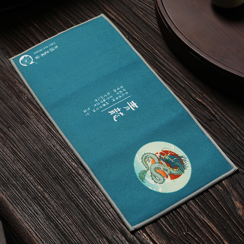 Τραπεζομάντιλο/πετσέτα για τσάι, ύφασμα από βαμβάκι και λινό, εκτύπωση λογότυπου, συσκευασία, ανώτερη ποιότητα, στυλ National Tide