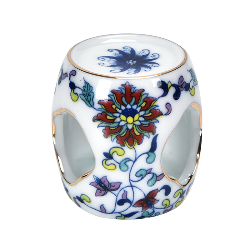 Κεραμικά αξεσουάρ για τελετή τσαγιού – στηριγμα καπακιού τσαγιέρας και σουβέρ φλυτζανιού, καταγωγή Κουαντζού, Καλοκαίρι 2021, Νέος κινέζικος στυλ, βάρος 0.1