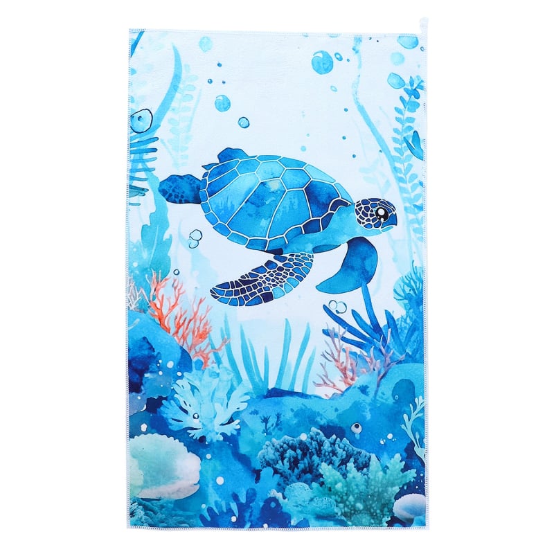 Kuhinjska krpa od mikrovlakana s dizajnom oceana