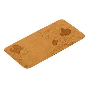 Υφασμάτινο πατάκι τσαγιού με εκτυπωμένο λογότυπο, συσκευασία σε σακούλα OPP