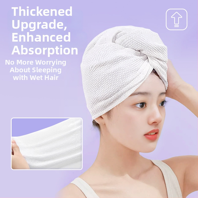 Еднократна шапка за сушене на коса, абсорбира вода, бързо изсъхваща, нетъкан плат, тегло под 30 g, персонализирана чрез печат