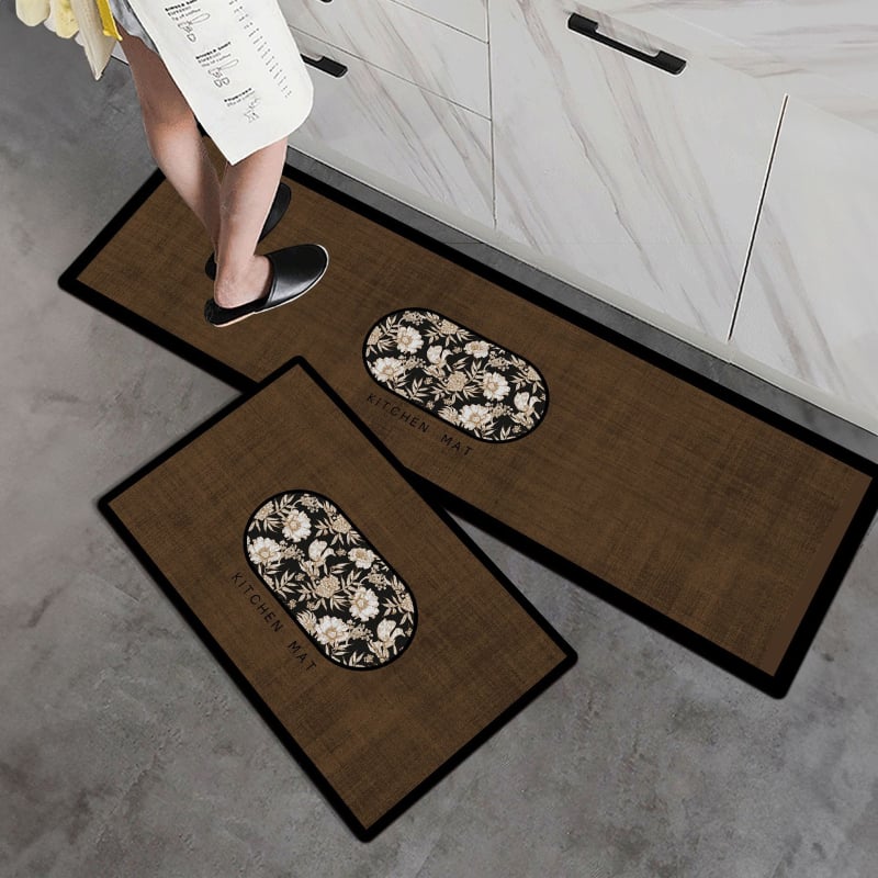 Кухненска подложка — водопоглъщаща, против хлъзгане, износоустойчива, устойчива на замърсяване, лесна за поддръжка; Материал: диатомова глина; Форма: правоъгълна; Техника: термотрансфер